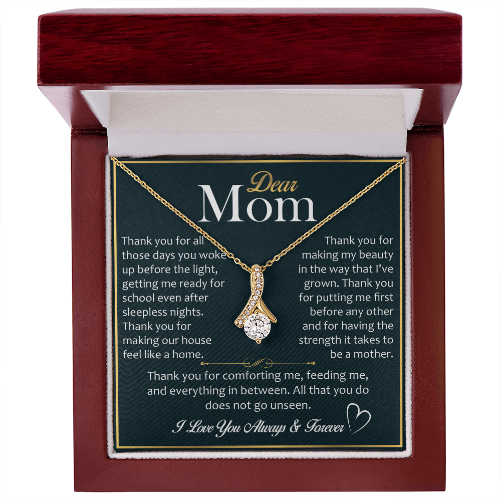 Best Gift for Mom – Alluring Beauty Necklace, A Special Jewelry Gift for New Mom