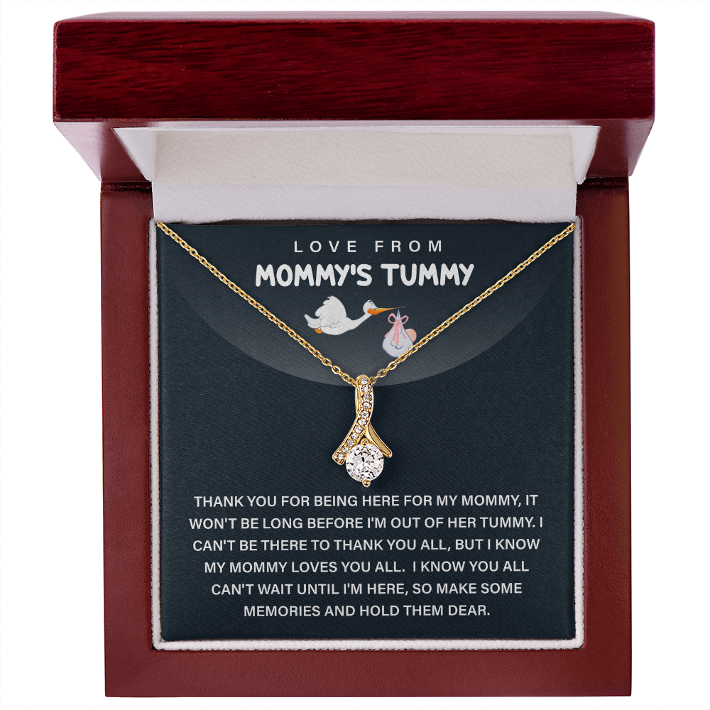 To My Mom Alluring Beauty Necklace, First Time Mom Gift, Heartfelt Mother's Day Jewelry for New Moms