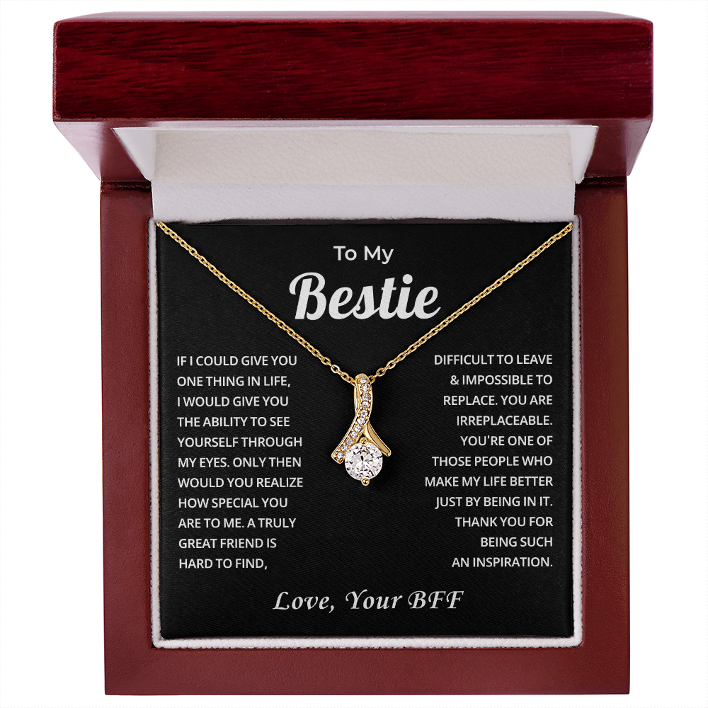 Best Friend Necklace, Gift for My Bestie, Encouragement Gift for Friend