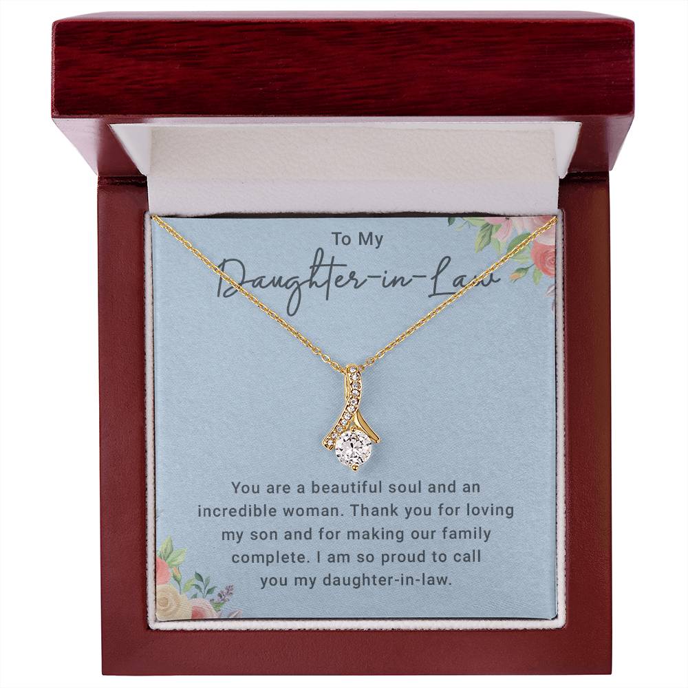 Daughter in Law Gifts From Mother in Law, Daughter In Law Gifts For Women Necklace