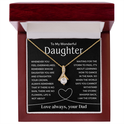 To My Wonderful Daughter - Just Hold This Closed to Feel My Love