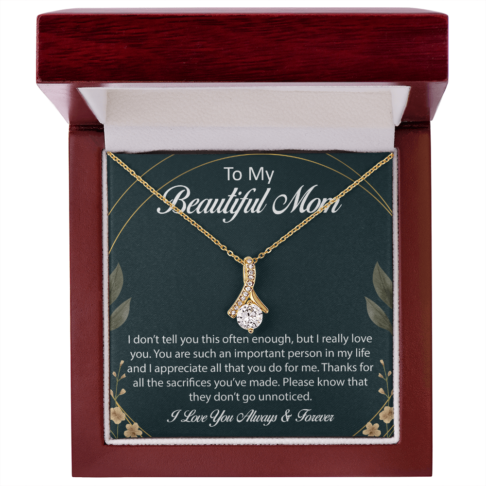 Alluring Beauty Necklace – Meaningful Gift for First-Time Moms