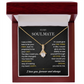 To My Soulmate Necklace for Women , Alluring Beauty Valentines Necklace for Wife