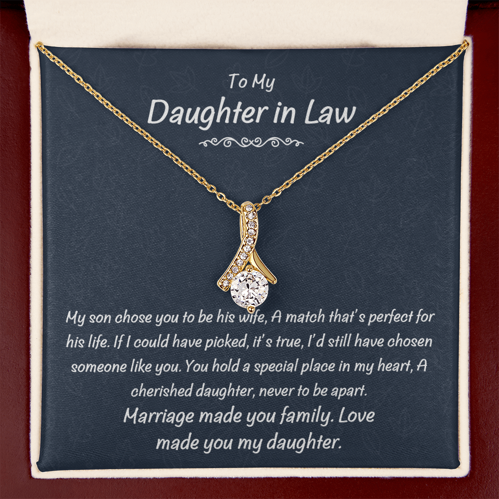 New! Daughter-in-law Wedding Gift, Jewelry From Mother-in-law