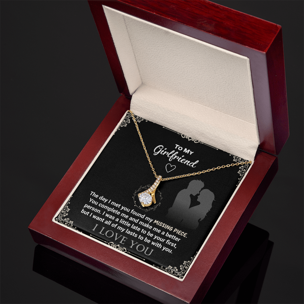 To My Girl - I Found My Missing Piece in You, My Forever Love - Alluring Beauty Necklace