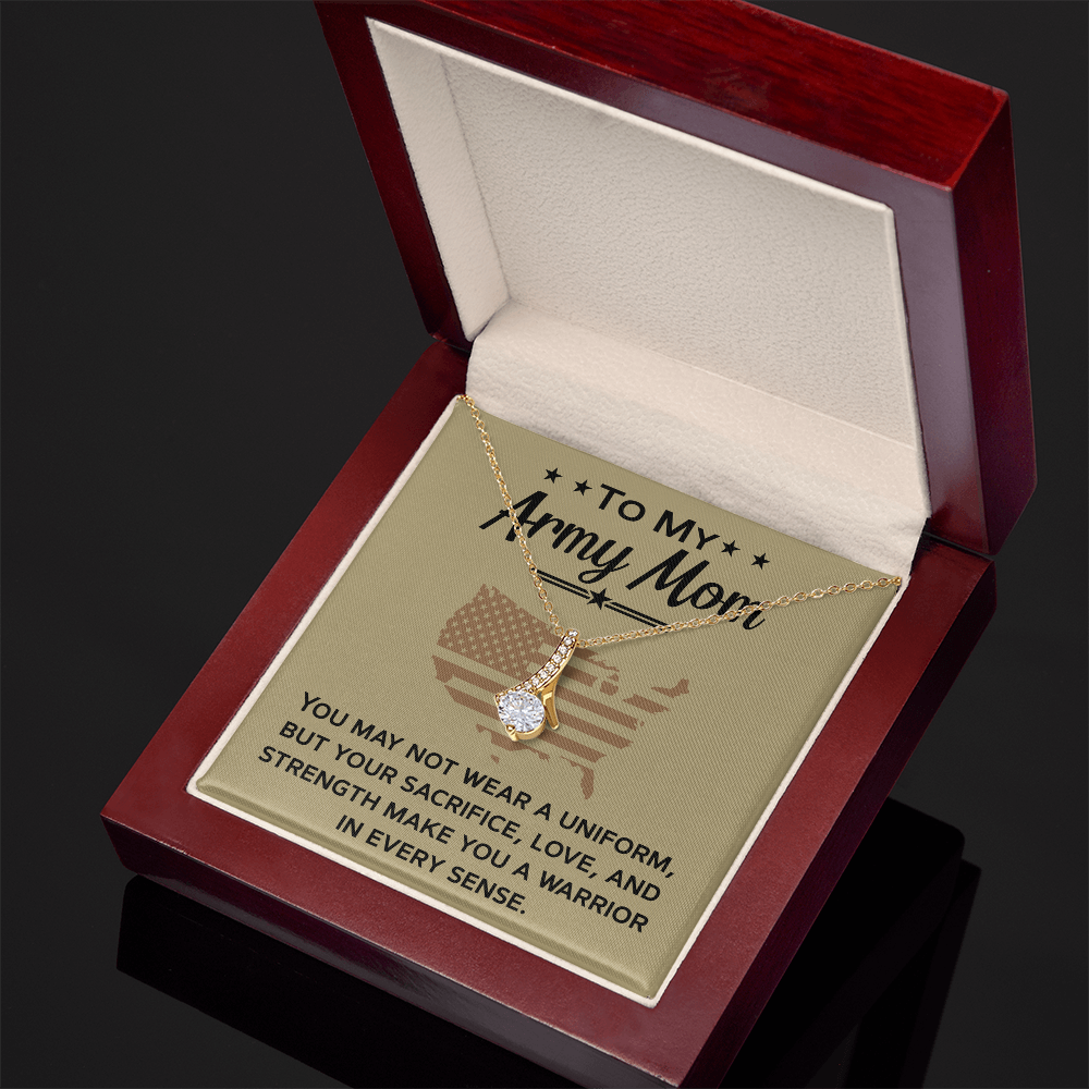 Elegant Necklace with gift box and heartfelt message