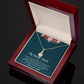 To My Dear Aunt Alluring Beauty Necklace With Heartfelt Message Card & Gift Box