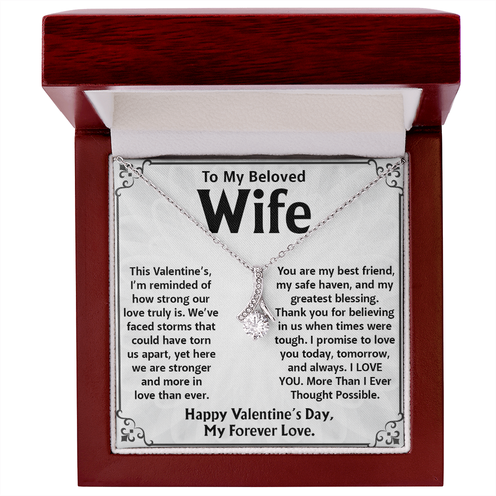 To My Beloved Wife – Best Friend, Safe Haven & Forever Love, Romantic Valentine's Gif