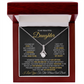 To My Beautiful Daughter - Alluring Beauty Necklace With Gift Box