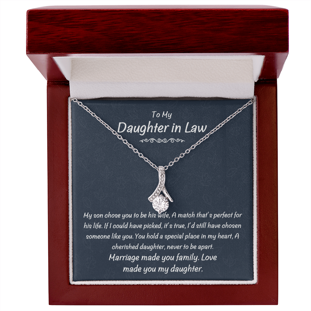 New! Daughter-in-law Wedding Gift, Jewelry From Mother-in-law