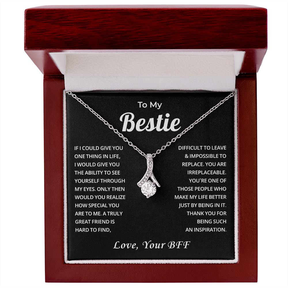 Best Friend Necklace, Gift for My Bestie, Encouragement Gift for Friend