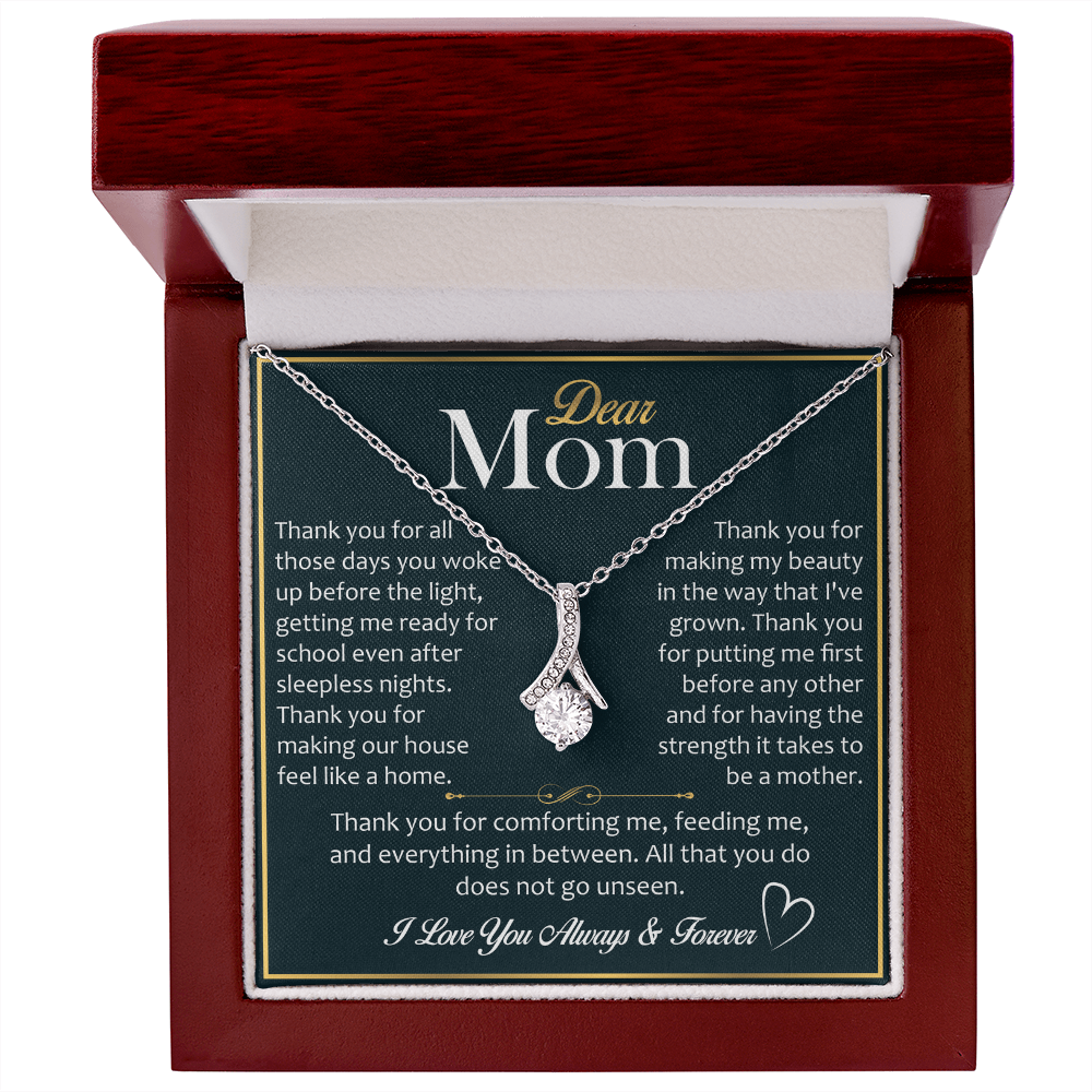 Best Gift for Mom – Alluring Beauty Necklace, A Special Jewelry Gift for New Mom