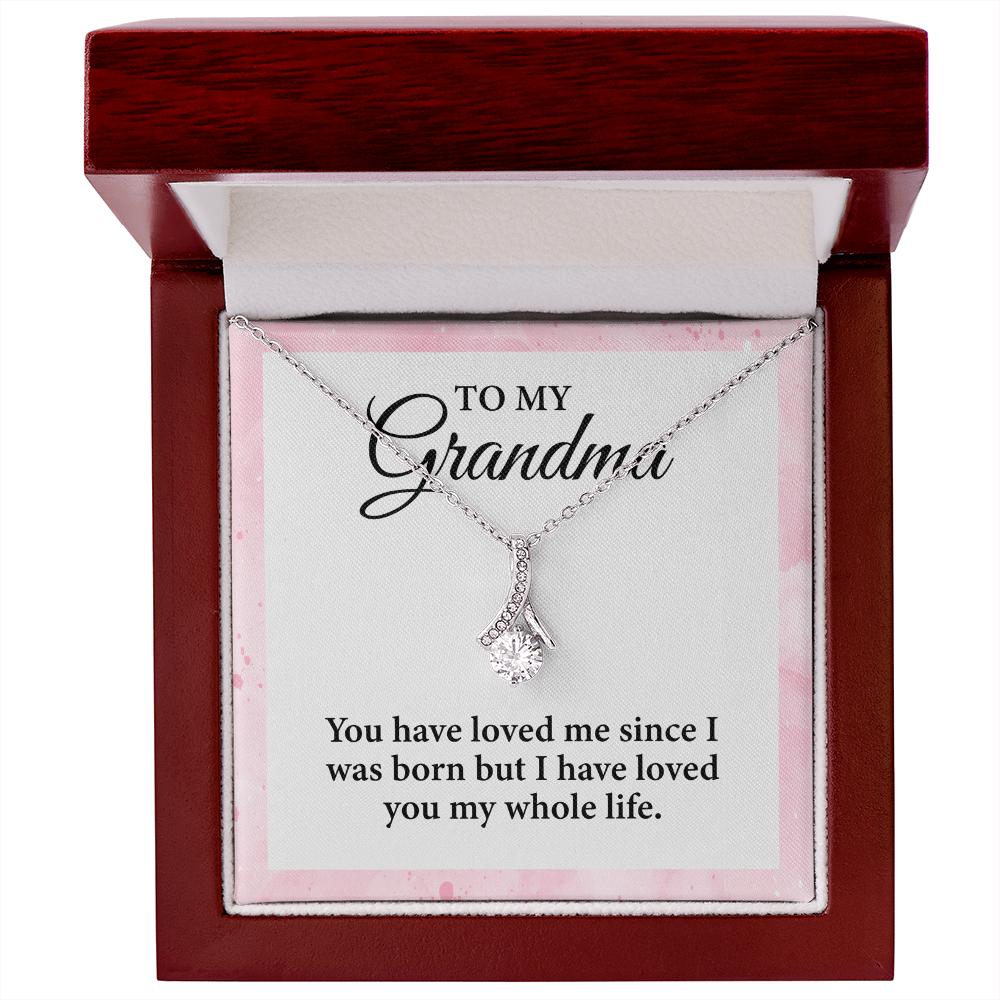 Surprise your grandma with a stunning Alluring Beauty Necklace. A personalized and heartfelt gift to celebrate her love and wisdom.