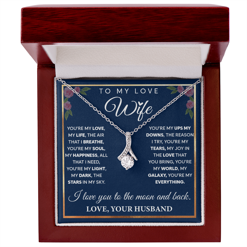 Jewelry for My Wife Alluring Beauty Necklace, Gift for Her Romantic