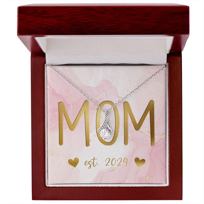 New Mom Gifts for Women Alluring Beauty Necklace - Pregnancy Gifts for First Time Moms, Expecting Mothers | Expecting Mother Gifts for Christmas