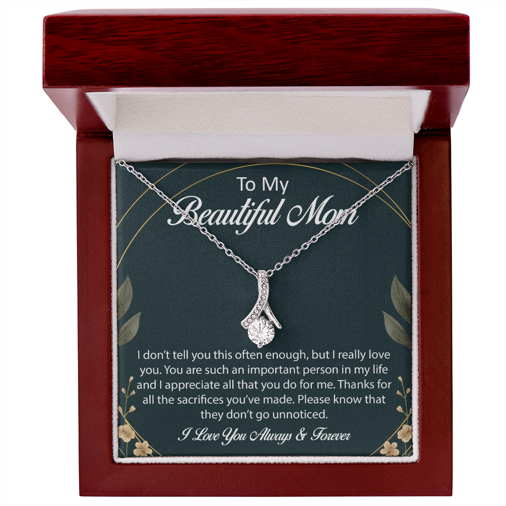 Alluring Beauty Necklace – Meaningful Gift for First-Time Moms