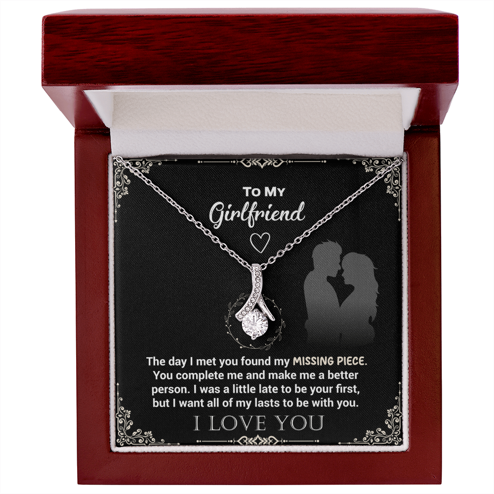 To My Girl - I Found My Missing Piece in You, My Forever Love - Alluring Beauty Necklace