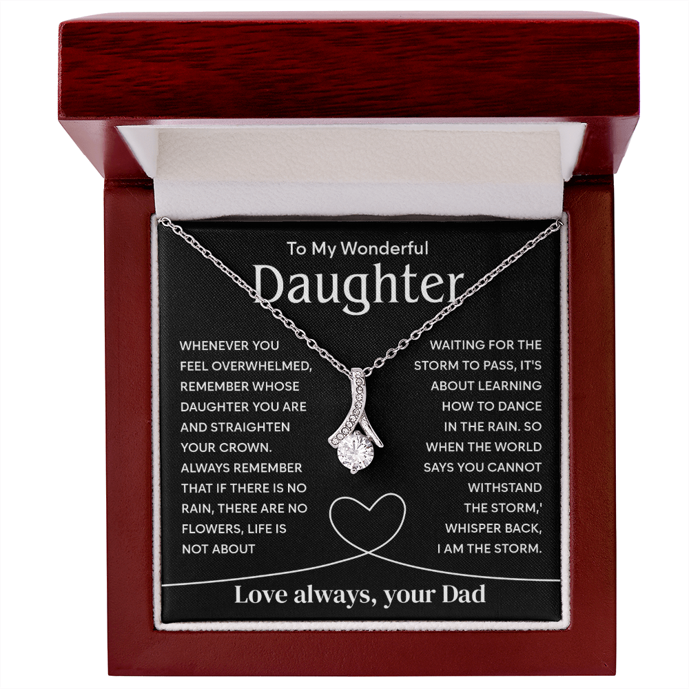 To My Wonderful Daughter - Just Hold This Closed to Feel My Love