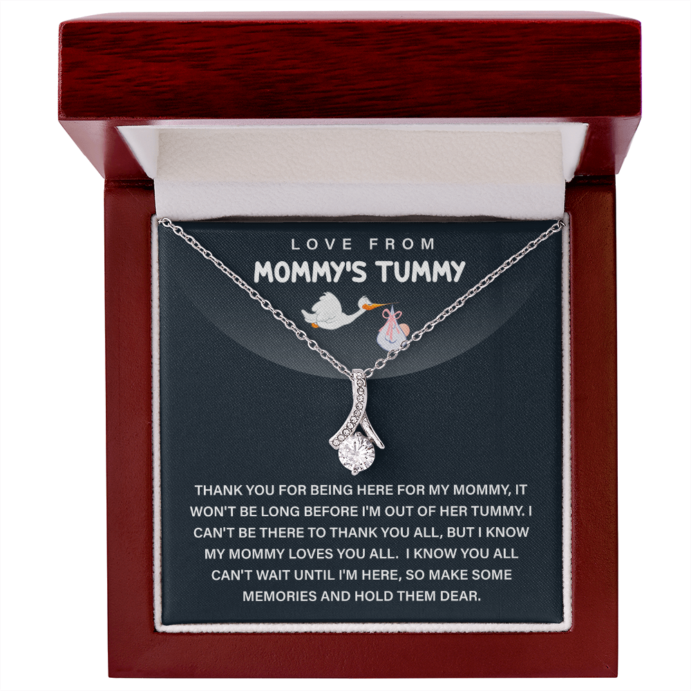 To My Mom Alluring Beauty Necklace, First Time Mom Gift, Heartfelt Mother's Day Jewelry for New Moms