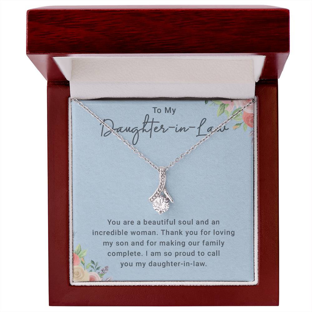 Daughter in Law Gifts From Mother in Law, Daughter In Law Gifts For Women Necklace