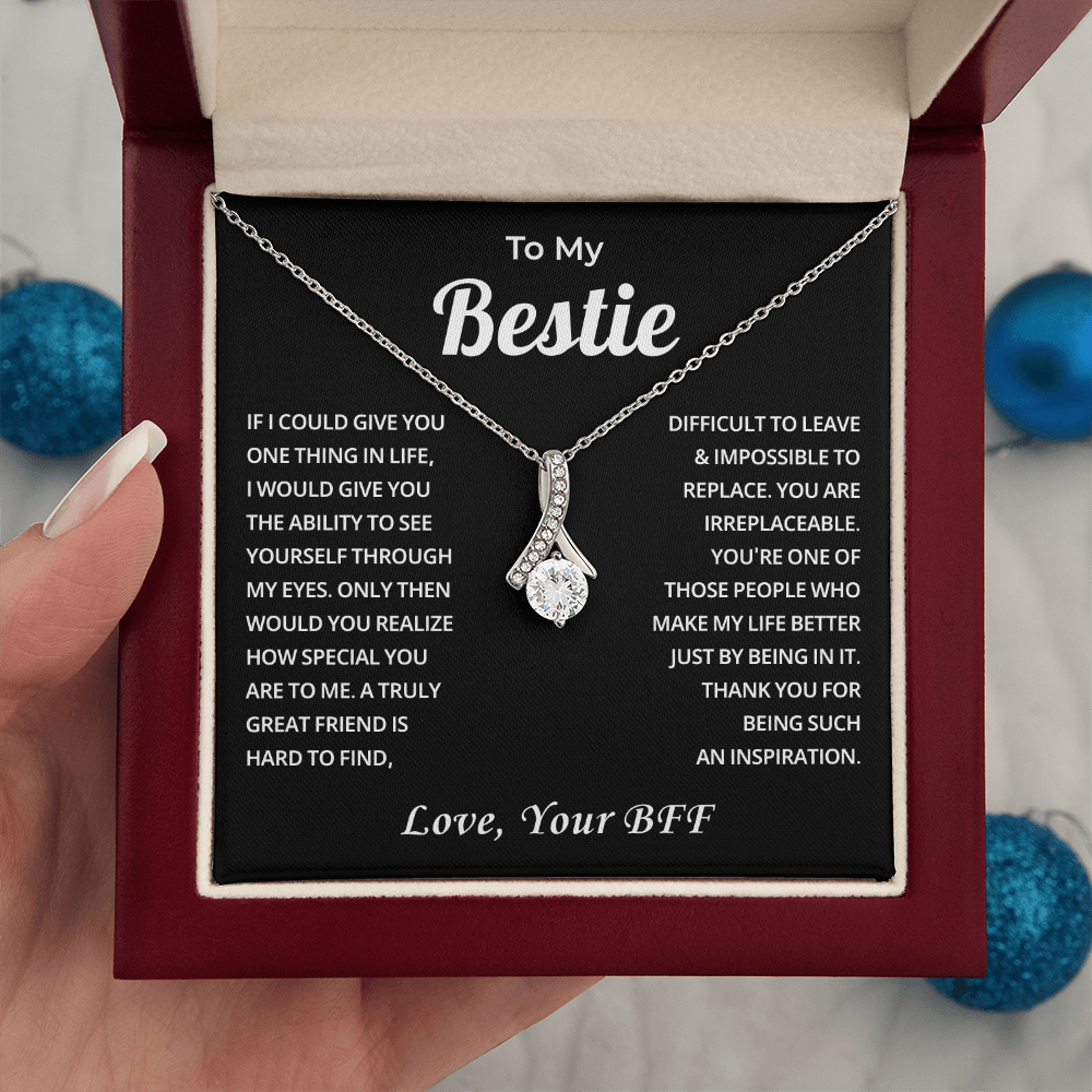 Best Friend Necklace, Gift for My Bestie, Encouragement Gift for Friend