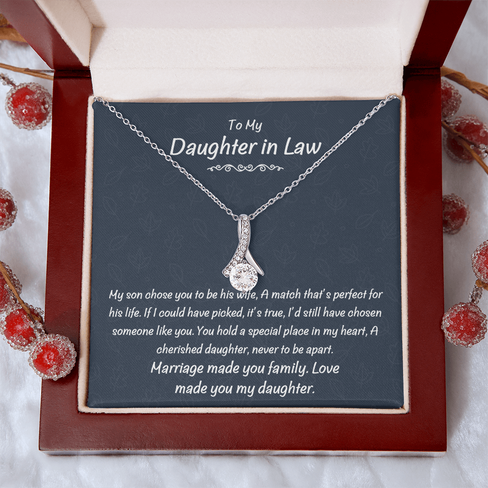 New! Daughter-in-law Wedding Gift, Jewelry From Mother-in-law