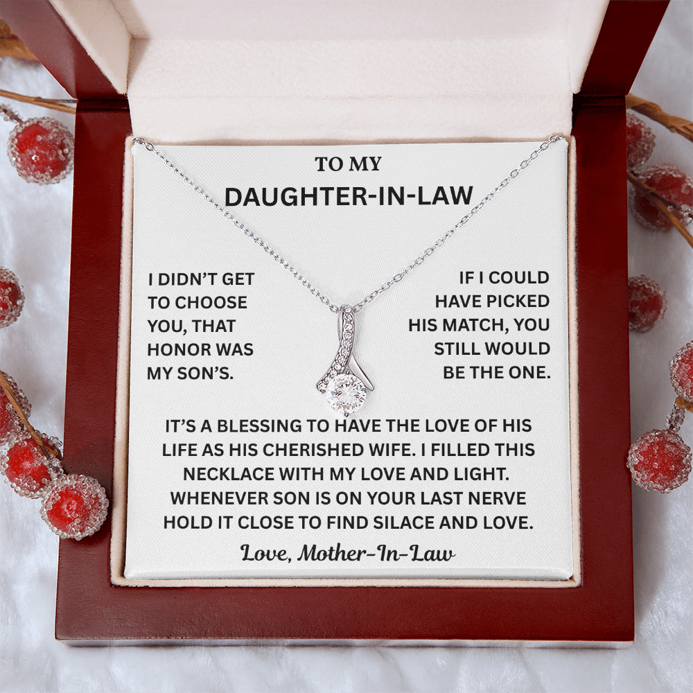 Daughter-in-Law Birthday Gifts Stainless Steel Jewelry From Mom Dad