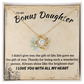 Jewelry Gifts for Stepdaughter at Wedding, Necklaces for Stepdaughter From Stepdad