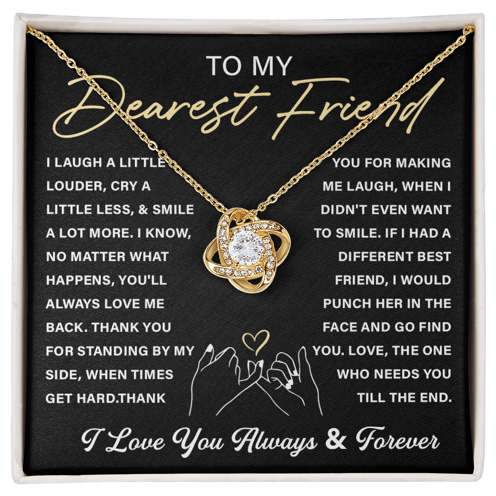 To My Dearest Friend - Heart Gifts Friendship Gift for Women for Christmas