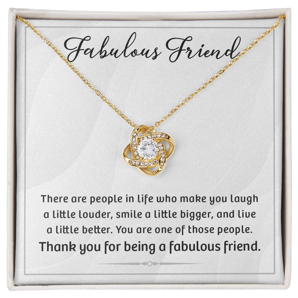 Love Knot Friendship Necklace - A Fabulous Gift for Friends - Meaningful Jewelry to Celebrate Special Bonds and Cherish Memories Together