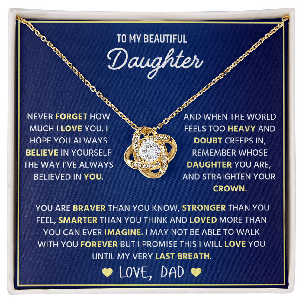 Gift for Daughter From Dad Daughter Necklaces From Mom
