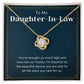 To My Daughter Necklace from Dad - Christmas Gift for Her