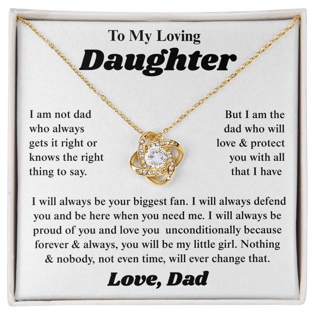 To My Daughter I Am So Thankful to Have You as a Daughter, Necklace