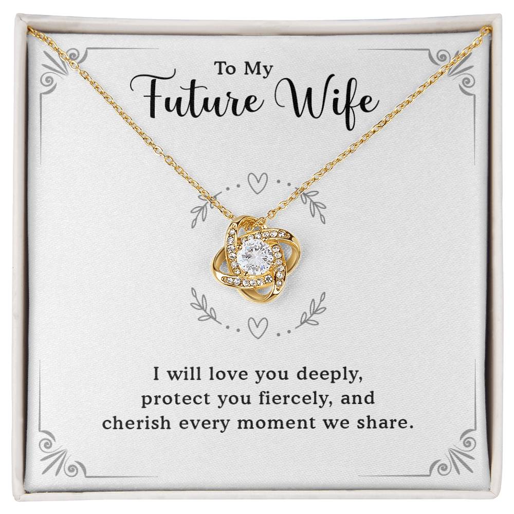 Heart Necklace with Message Card, The Perfect Gift for Fiancé, Future Wife, or Girlfriend - Celebrate Love on Anniversaries, Birthdays, Valentine's, and Mother's Day