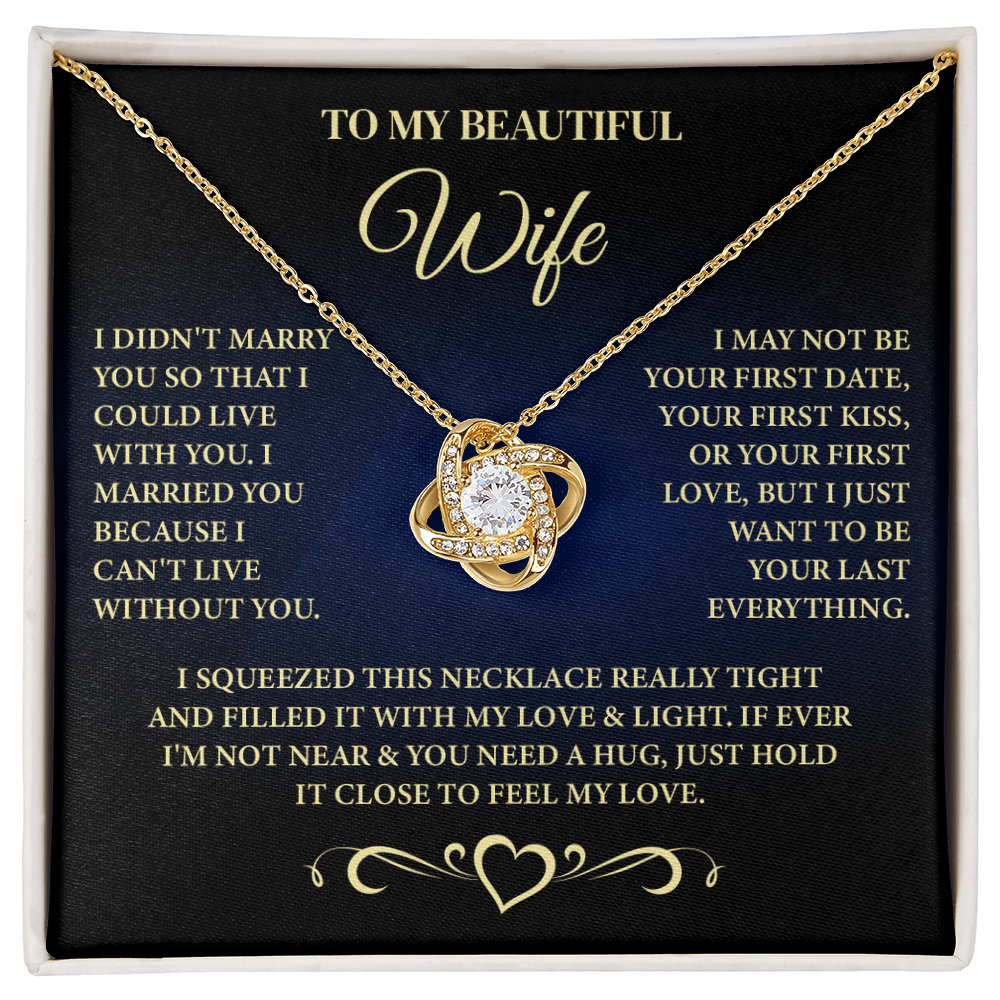 To My Wife – You Are My True North, My Anchor, My Everything - Necklace