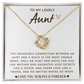 Aunt Gift From Nephew Niece - Aunt Appreciation Jewelry, Necklace for Women