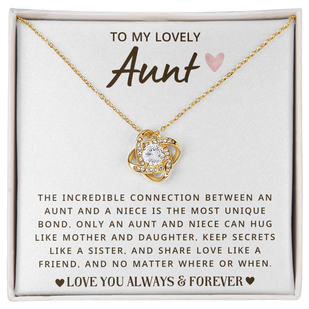 Aunt Gift From Nephew Niece - Aunt Appreciation Jewelry, Necklace for Women