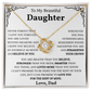 To My Badass Daughter | You Are Unstoppable | Love Knot Necklace