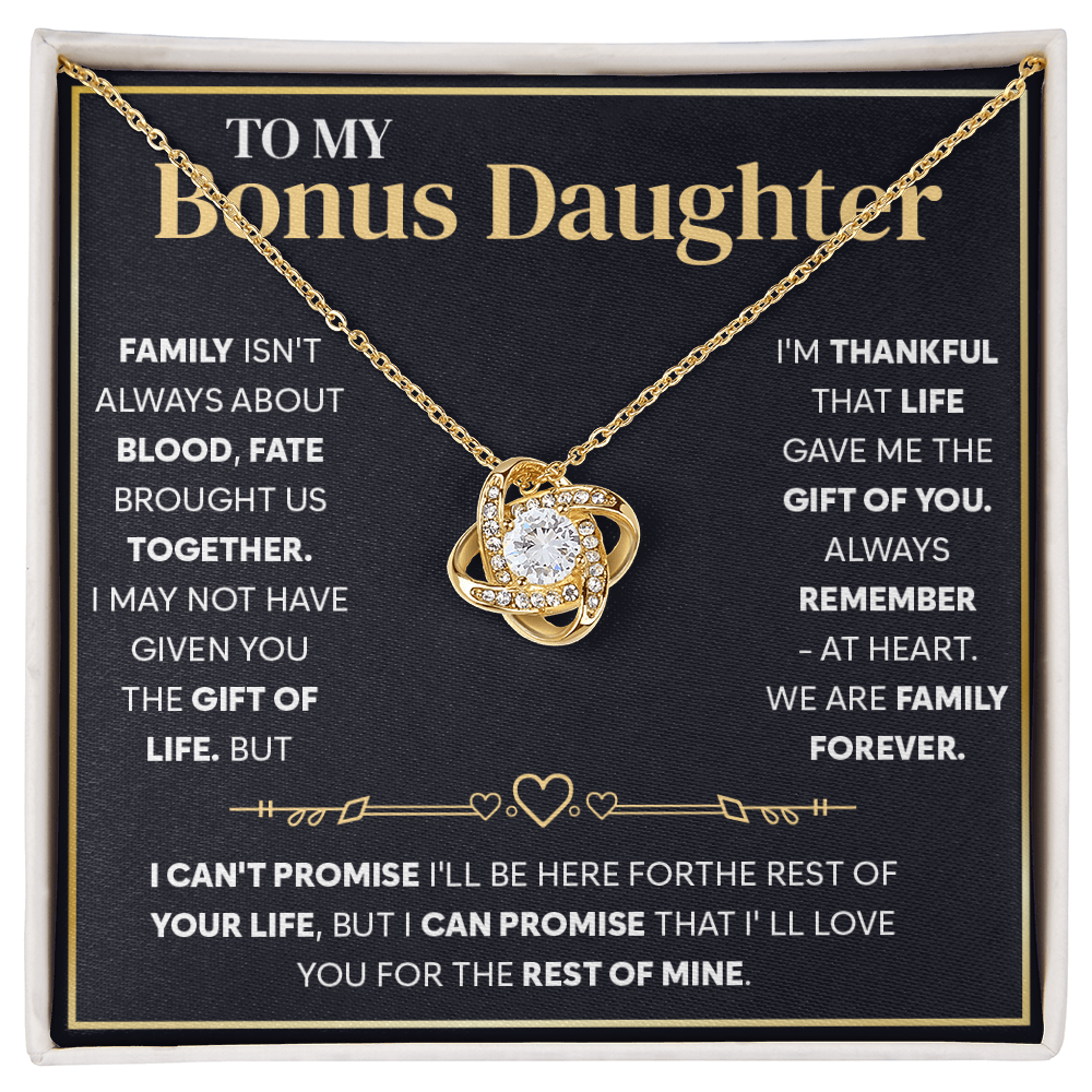 To My Beautiful Bonus Daughter - You Brought Your Unique Sparkle Into Our Family