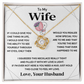 To My Wife - I Want You to Know That My Love for You Has No End