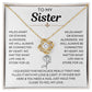Sister Necklace From Brother, Jewelry for Sisters From Sister
