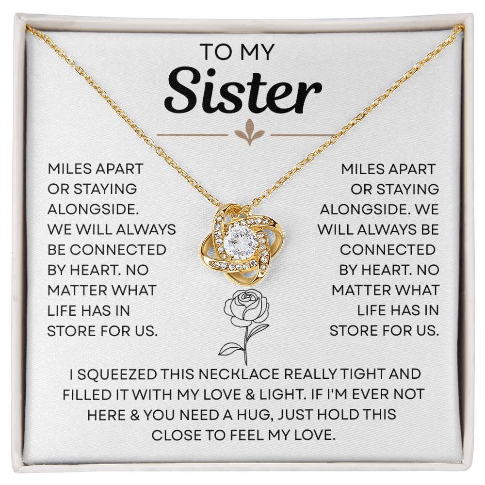 Sister Necklace From Brother, Jewelry for Sisters From Sister