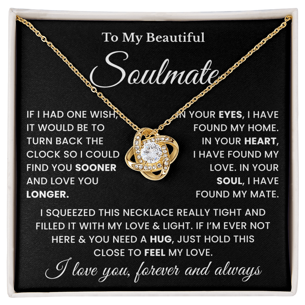 Romantic Valentine's Gift for Wife, I Love You Always and Forever Necklace