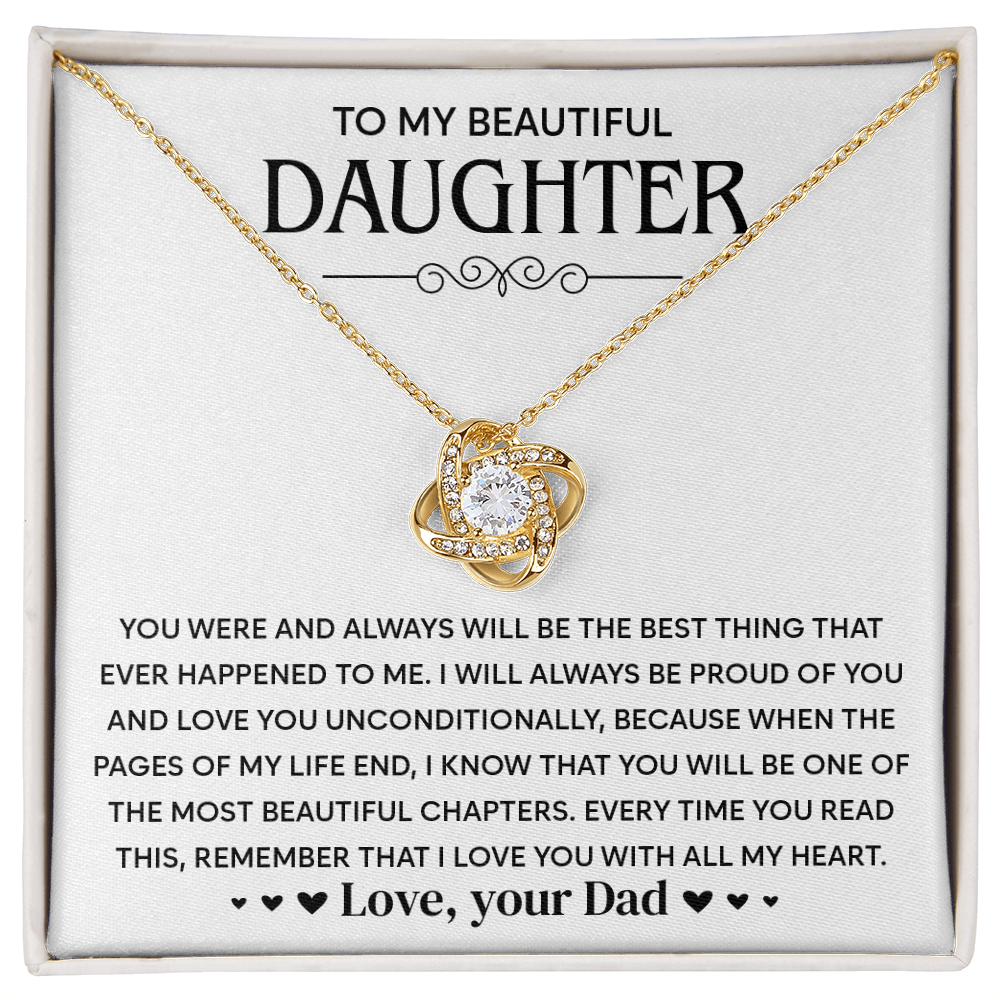 Beautiful Present for Daughter - I Will Always Be Proud of You and Love You