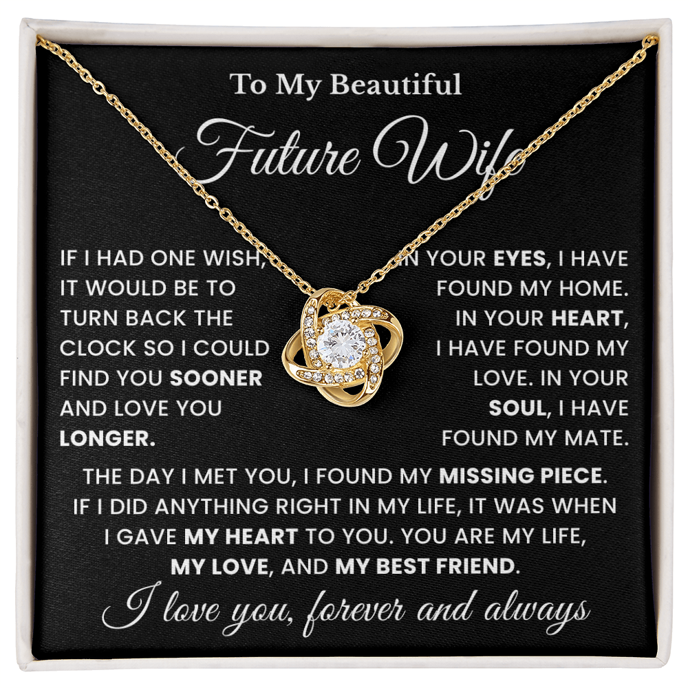 To My Future Wife Necklace, Best Wife Gifts From Husband, Sentimental Gifts for Women