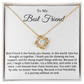 Bestie Necklace for Women, Best Friend Christmas Gifts, Soul Sister Jewelry Present