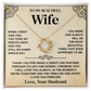 To My Beautiful Wife - Thank You for Being a Great Life Partner - Necklace