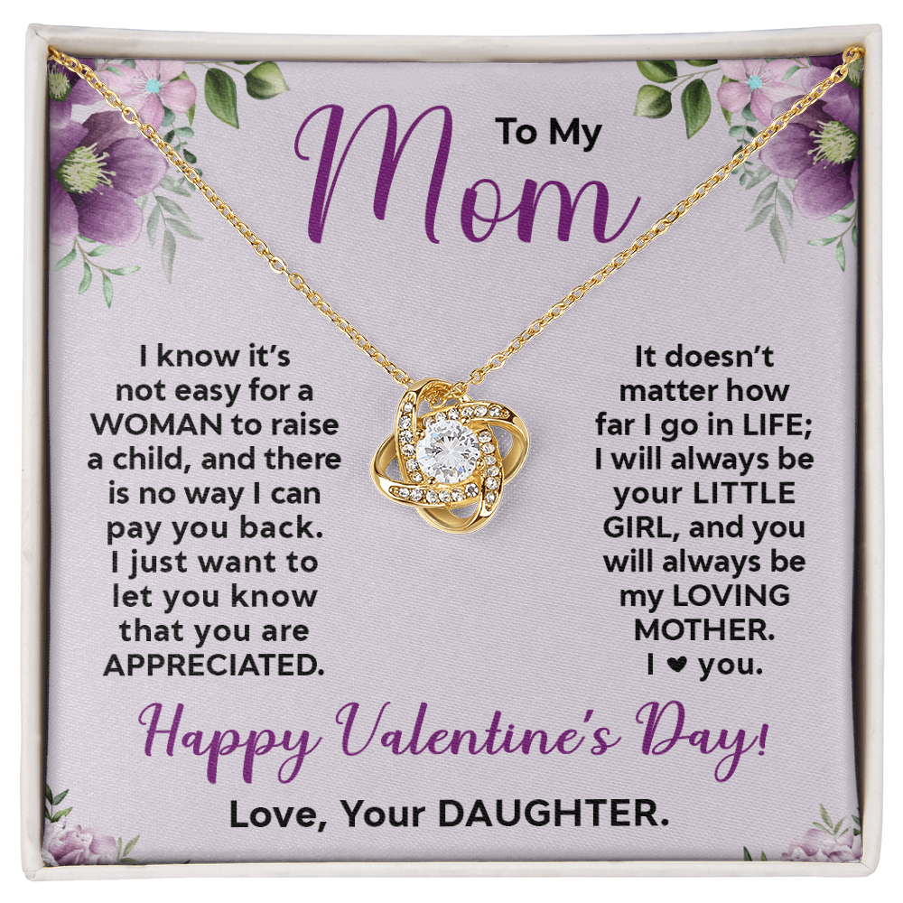 Love Knot Necklace – Celebrate Unconditional Love Between Mother and Child