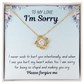 To My Loving and Sweet Wife – You Are My Soulmate, My Always - Love Necklace