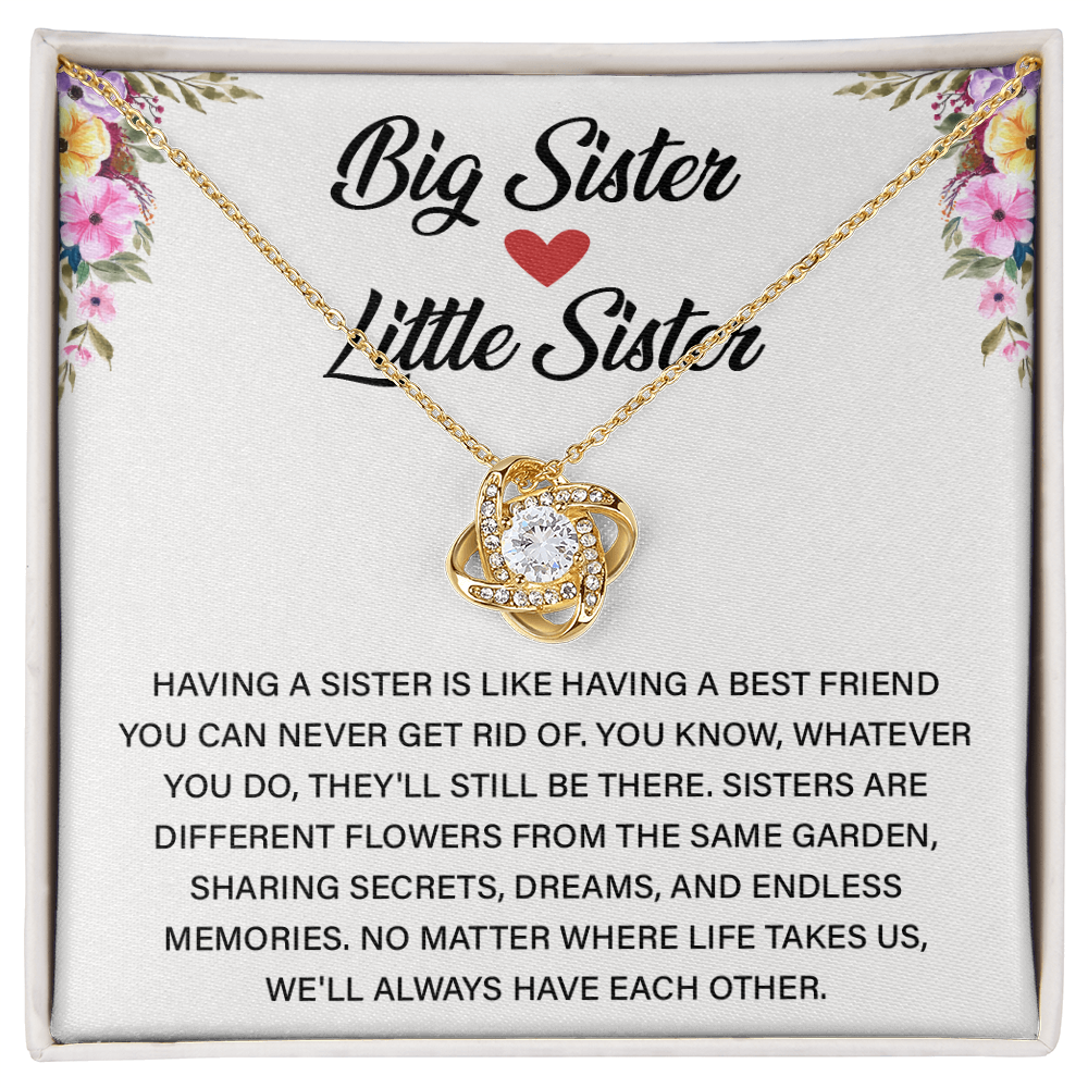 Big Sister and Little Sister - Your Sister Heart Will Melt With Your Loving Gift